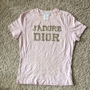 Dior Vintage T shirt US size 12 pink/purple